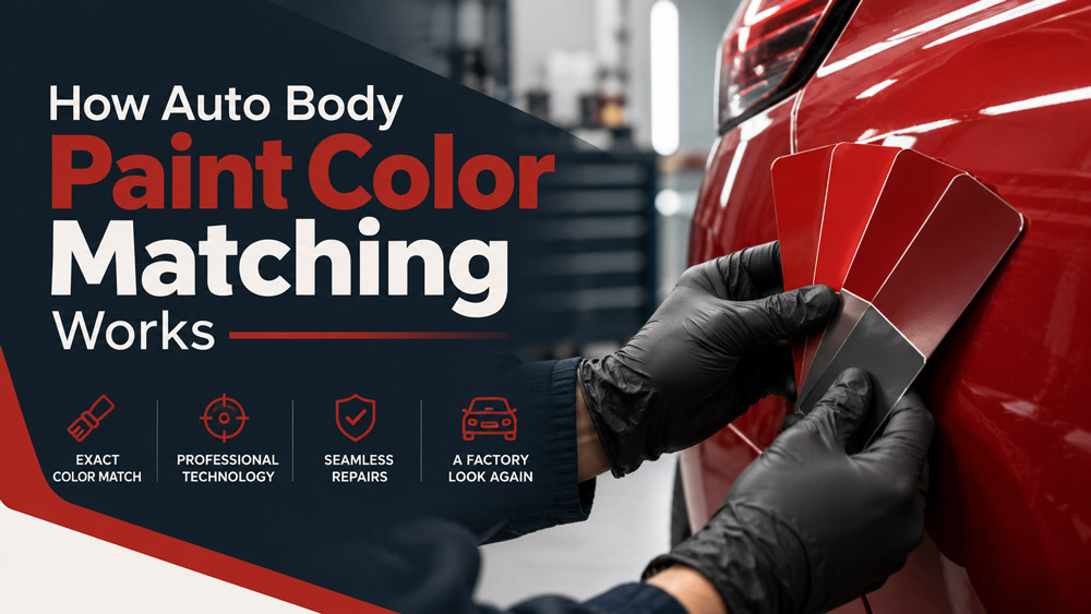 How Auto Body Paint Color Matching Works